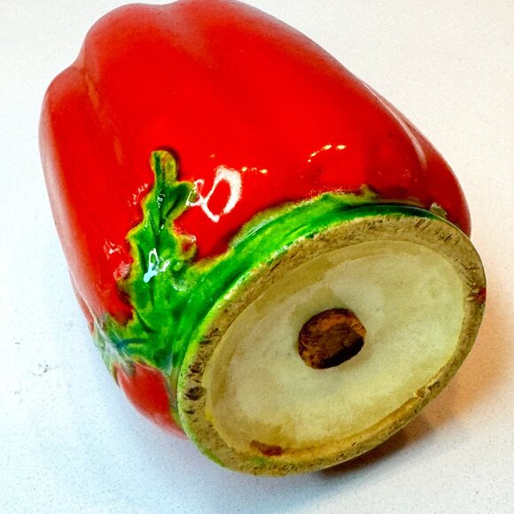 Single Ceramic Vintage Tomato Salt, Pepper or Spice Shaker Japan - Picture 5 of 5